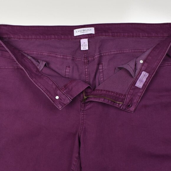 Lane Bryant Girlfriend Crop Jeans 24 - Picture 5 of 6